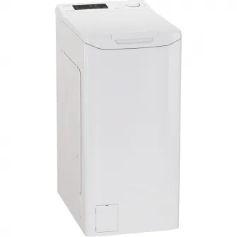 Masina de spalat rufe cu incarcare verticala Candy TCA083D2-S, 8 kg, 1000 RPM, Clasa D, Display 3D, Wifi,Mix Power Systems, Gentle touch opening, Alb