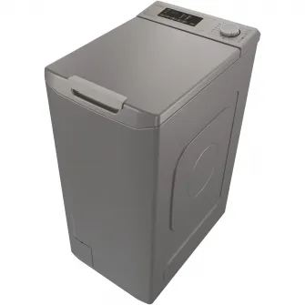 Masina de spalat rufe cu incarcare verticala Candy TCA283DR2-S, 8 kg, 1200 RPM, Display 3D, Wifi,Mix Power Systems, Gentle touch opening, Clasa D, Antracit