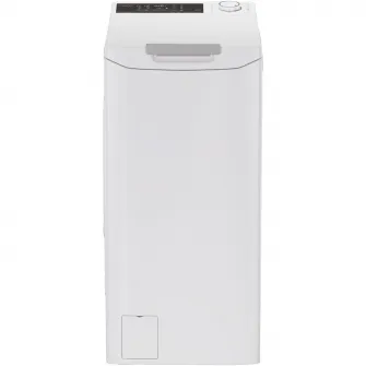 Masina de spalat rufe cu incarcare verticala Candy TCA284TM5-S, 8 kg, 1200 RPM, Clasa A, Motor Inverter, Display digital 4D, Wifi,Mix Power Systems, Gentle touch opening, Alb
