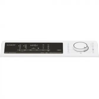 Masina de spalat rufe cu incarcare verticala Candy TCA284TM5-S, 8 kg, 1200 RPM, Clasa A, Motor Inverter, Display digital 4D, Wifi,Mix Power Systems, Gentle touch opening, Alb
