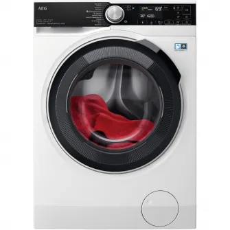 Masina de spalat rufe cu uscator AEG LWR75965O, Spalare 9 Kg, Uscare 6 Kg, 1600 rpm, Clasa A, Motor Inverter, WiFi, ProSense, ProSteam, Alb