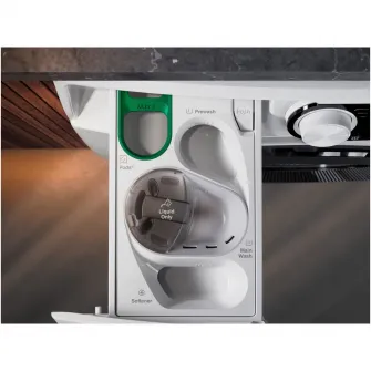 Masina de spalat rufe cu uscator AEG LWR75965O, Spalare 9 Kg, Uscare 6 Kg, 1600 rpm, Clasa A, Motor Inverter, WiFi, ProSense, ProSteam, Alb