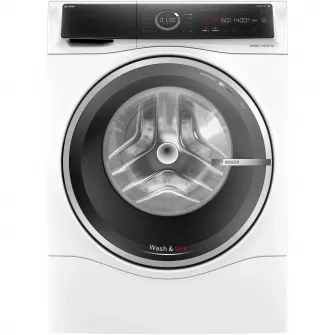 Masina de spalat rufe cu uscator Bosch WNC254A0BY, Spalare 10 kg, Uscare 6 kg, 1400 rpm, Clasa D, Motor EcoSilence Drive, Alb