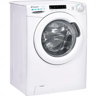 Masina de spalat rufe cu uscator Candy CSWS 4852DWE/1-S, 8 kg spalare, 5 kg uscare, 1400 RPM, Clasa C, Mix Power Systems, Steam, Kg Detector, Alb
