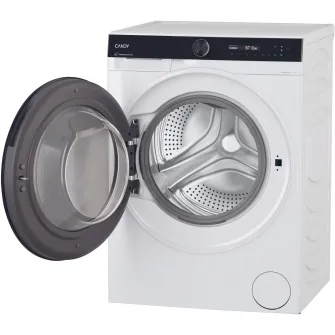 Masina de spalat rufe cu uscator Candy Pro Wash 700 BWS 6106B8-S, 10 kg spalare/ 6 kg uscare, 1600 RPM, Motor Inverter, Display LCD, Pro Active Eco Wash, Steam, Clasa A, Alb