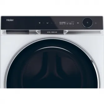 Masina de spalat rufe cu uscator Haier HWD100-B14397US, Spalare 10 kg, Uscare 6 kg, 1400 rpm, Motor Direct Motion, Clasa A, Ultra Fresh, WiFi, ABT, display LCD, Smart Dual Spray, Alb