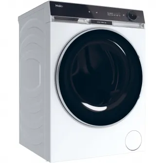 Masina de spalat rufe cu uscator Haier HWD100-B14397US, Spalare 10 kg, Uscare 6 kg, 1400 rpm, Motor Direct Motion, Clasa A, Ultra Fresh, WiFi, ABT, display LCD, Smart Dual Spray, Alb