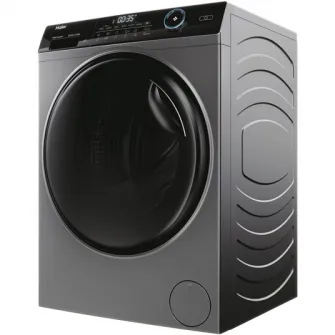 Masina de spalat rufe cu uscator Haier HWD80-B14959S8U1S, Spalare 8 kg, Uscare 5 kg, 1400 rpm, Clasa A, Motor Direct Motion, Wi-Fi, iRefresh, ABT, Pillow Drum, Dual Spray, Antracit