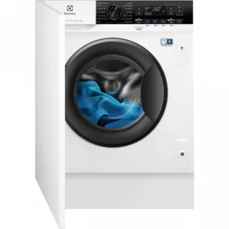 Masina de spalat rufe cu uscator incorporabila Electrolux EW7W368SI, Spalare 7 kg, Uscare 4 kg, 1400 RPM. Clasa D, PerfectCare700, Display LCD,, Alb