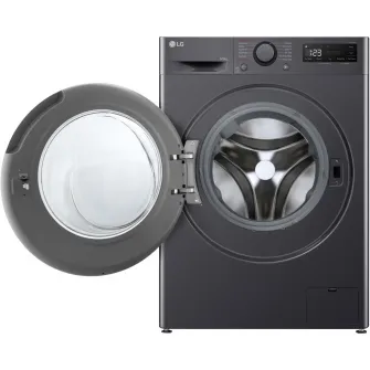 Masina de spalat rufe cu uscator LG F4DR509SBM, 9 kg Spalare, 6 kg Uscare, 1400 rpm, Clasa B, Motor Direct Drive, TurboWash, Negru