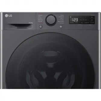 Masina de spalat rufe cu uscator LG F4DR510S2M, 10 kg Spalare, 6 kg Uscare, 1400 rpm, Clasa B, Motor Direct Drive, TurboWash, Negru