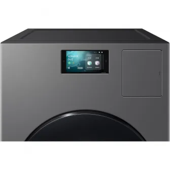 Masina de spalat rufe cu uscator Samsung WD18DB8995BZT2, Spalare 18 kg, Uscare 11 kg, 1000 rpm, Clasa A, AI Home 7'' Display, AI Wash & Dry, AI Ecobubble, Super Speed 98 min, Digital Inverter Motor, Negru
