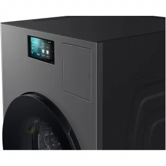 Masina de spalat rufe cu uscator Samsung WD18DB8995BZT2, Spalare 18 kg, Uscare 11 kg, 1000 rpm, Clasa A, AI Home 7'' Display, AI Wash & Dry, AI Ecobubble, Super Speed 98 min, Digital Inverter Motor, Negru