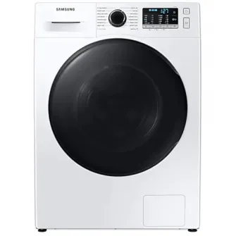 Masina de spalat rufe cu uscator Samsung WD80TA046BE/LE, 8 kg spalare, 5 kg uscare, 1400 rpm, Clasa C, Motor Digital Inverter, Eco Bubble, Bubble Soak, Steam, Airwash, Alb