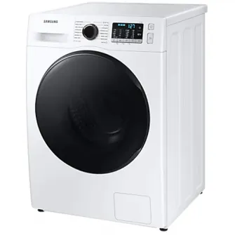 Masina de spalat rufe cu uscator Samsung WD80TA046BE/LE, 8 kg spalare, 5 kg uscare, 1400 rpm, Clasa C, Motor Digital Inverter, Eco Bubble, Bubble Soak, Steam, Airwash, Alb