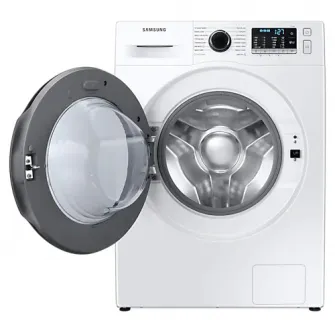 Masina de spalat rufe cu uscator Samsung WD80TA046BE/LE, 8 kg spalare, 5 kg uscare, 1400 rpm, Clasa C, Motor Digital Inverter, Eco Bubble, Bubble Soak, Steam, Airwash, Alb