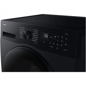 Masina de spalat rufe cu uscator Samsung WD90DG5G34BBLE, Spalare 9 kg, Uscare 5 kg , 1400 rpm, Clasa A, Super Speed 39, Space Max, Hygiene Steam, Air Wash, Smart Things, Digital Inverter Motor, Negru