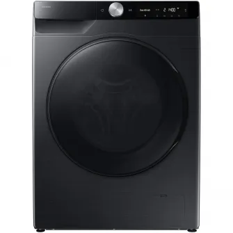 Masina de spalat rufe cu uscator Samsung WD90DG6G94BBU4, Spalare 9 kg, Uscare 5 kg, 1400 rpm, Clasa A, AI Control, AI Wash, Auto Dispense, AI Ecobubble, Super Speed 39, Space Max, Smart Things WiFi, Digital Inverter Motor, Negru