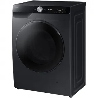 Masina de spalat rufe cu uscator Samsung WD90DG6G94BBU4, Spalare 9 kg, Uscare 5 kg, 1400 rpm, Clasa A, AI Control, AI Wash, Auto Dispense, AI Ecobubble, Super Speed 39, Space Max, Smart Things WiFi, Digital Inverter Motor, Negru