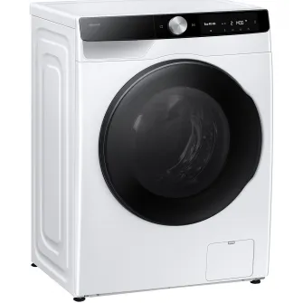 Masina de spalat rufe cu uscator Samsung WD90DG6G94BKU4, Spalare 9 kg, Uscare 5 kg, 1400 rpm, Clasa A, AI Control, AI Wash, Auto Dispense, Ai Ecobubble, Super Speed 39, Space Max, Smart Things WiFi, Digital Motor Inverter, Alb