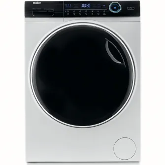 Masina de spalat rufe cu uscator Slim Haier HWD80-B14979-S, 8 kg spalare, 5 kg uscare, 1400 rpm, Clasa A, Motor Direct Motion, iRefresh, ABT, Dual Spray, Pillow Drum, Smart Detecting, Alb