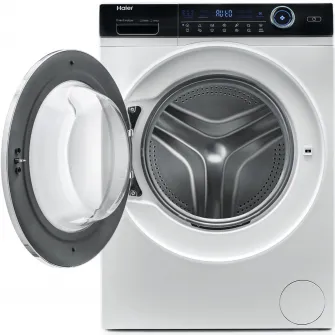 Masina de spalat rufe cu uscator Slim Haier HWD80-B14979-S, 8 kg spalare, 5 kg uscare, 1400 rpm, Clasa A, Motor Direct Motion, iRefresh, ABT, Dual Spray, Pillow Drum, Smart Detecting, Alb