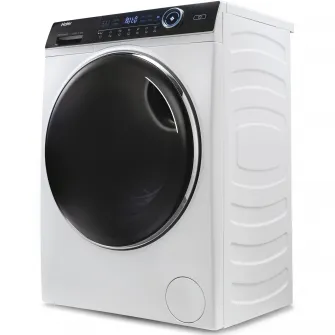 Masina de spalat rufe cu uscator Slim Haier HWD80-B14979-S, 8 kg spalare, 5 kg uscare, 1400 rpm, Clasa A, Motor Direct Motion, iRefresh, ABT, Dual Spray, Pillow Drum, Smart Detecting, Alb