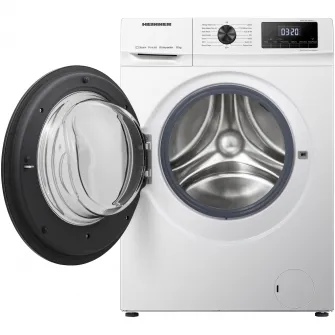 Masina de spalat rufe Heinner HWM-H8014INVA++, 8 kg, 1400 rpm, Clasa A, Motor Inverter, Display digital, Blocare acces copii, Alb
