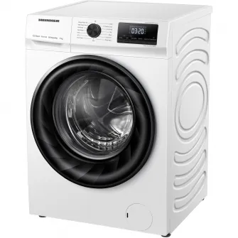 Masina de spalat rufe Heinner HWM-H9014INVA+++, 9 kg, 1400 rpm, Clasa A, Motor inverter, Display digital, Blocare acces copii, Alb