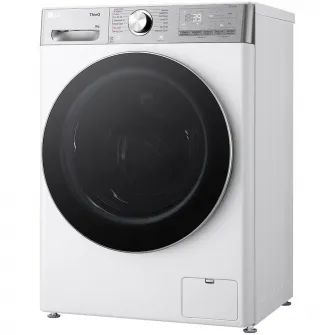Masina de spalat rufe LG F2WR909P3W, 9 kg, 1200 rpm, Clasa A, Motor Direct Drive, Steam+, Smart Diagnosis, Alb