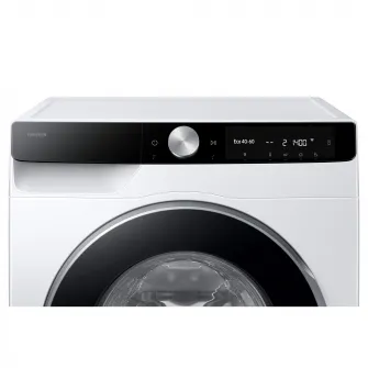 Masina de spalat rufe Samsung Bespoke WW90DG6U25LKU4, 9 kg, 1400 rpm, Clasa A, AI Ecobubble, Quick Bubble 39 min, AI Control, Alb