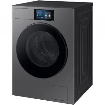 Masina de spalat rufe Samsung WF90F09C4SU4, 9 kg, 1400 rpm, Clasa A, AI Home 7'' Display, AI Wash, Ai Ecobubble, Super Speed 39, Auto dispense, Smart Things, Digital Motor inverter