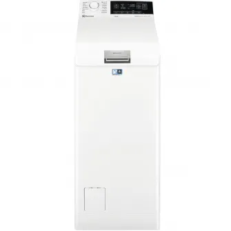 Masina de spalat rufe verticala Electrolux EW7TN3272, 6 kg, 1200 rpm, Clasa B, Motor Inverter, SteamCare, SensiCare, Soft Opening, Alb