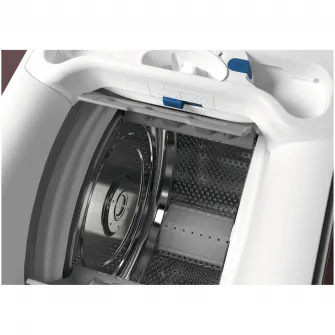 Masina de spalat rufe verticala Electrolux EW7TN3272, 6 kg, 1200 rpm, Clasa B, Motor Inverter, SteamCare, SensiCare, Soft Opening, Alb