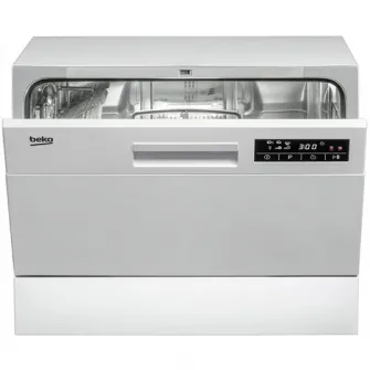 Посудомоечная машина Beko DTC36610W, комплекты 6, программы 6, класс F, 55 см, белый