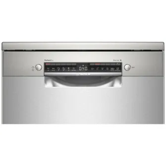 Masina de spalat vase Bosch SMS6TCI00E, 14 seturi, 6 programe, Clasa A, PerfectDry, Silence Plus, 60 cm, Inox anti-amprenta