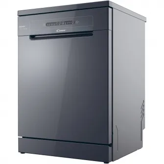Masina de spalat vase Candy Rapido CF 3E9E0A, 13 seturi, 5 programe, Clasa E, Motor Inverter, Rapid 49’, Maxi Tub, 60 cm, Antracit