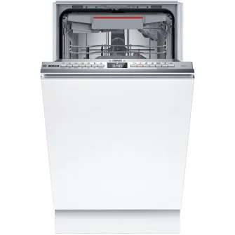 Masina de spalat vase incorporabila Bosch SPV4EMX62E, 10 seturi, 6 programe, Clasa D, Home Connect, 45 cm