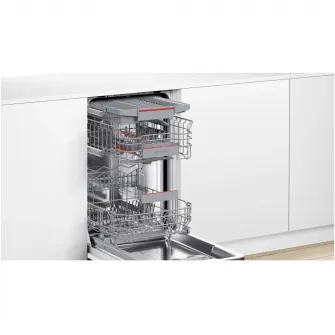 Masina de spalat vase incorporabila Bosch SPV4EMX62E, 10 seturi, 6 programe, Clasa D, Home Connect, 45 cm