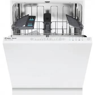 Masina de spalat vase incorporabila Candy Rapido CI 3E6L0W, 13 seturi, 5 programe, Clasa E, WiFi+Ble, Wash  Dry 49, Motor Speed-Drive Inverter, 60 cm
