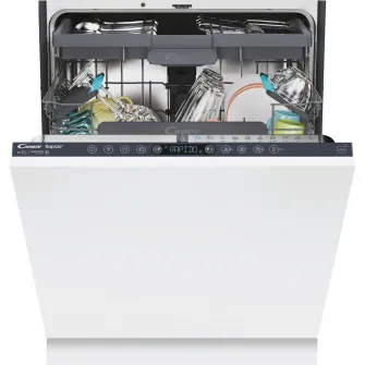 Masina de spalat vase incorporabila Candy Rapido CI 6B4S1PSA, 16 seturi, 10 programe, Clasa B, Motor Inverter, Wi-Fi, Bluetooth, 3 cosuri, Power Wash, Automatic open door, Add-dish, WashDry 35’, Maxi Tub, 60 cm