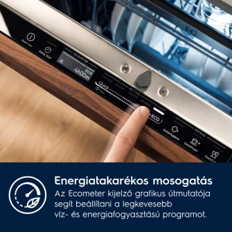 Masina de spalat vase incorporata, Slim, Electrolux, EEM43200L, 10 seturi, AirDry, Panou de control Quickselect, Clasa energetica E, Alb