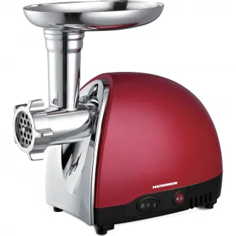 Masina de tocat carne Heinner MG1500TA-red, 1600W, 1.2 Kg/min, Rosu