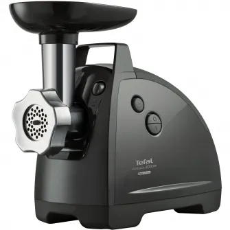 Masina de tocat carne Tefal HV8 Plus NE685838, 2000 W, 2.6 kg/min, Functie Reverse, Negru