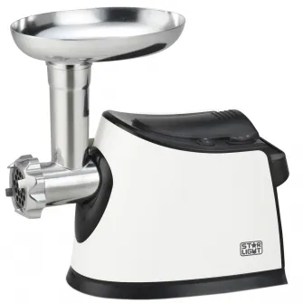 Masina de tocat Star-Light MG-120B, 1400W, Accesoriu de rosii/carnati, 3 site inox, Cutit inox