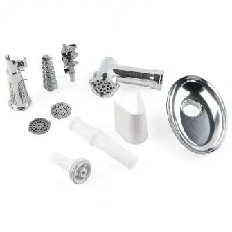 Masina de tocat Star-Light MG-120B, 1400W, Accesoriu de rosii/carnati, 3 site inox, Cutit inox