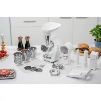Masina de tocat Zelmer ZMM4048B, 1900 W, 2.5 kg/min, Alb