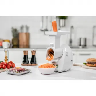 Masina de tocat Zelmer ZMM4048B, 1900 W, 2.5 kg/min, Alb