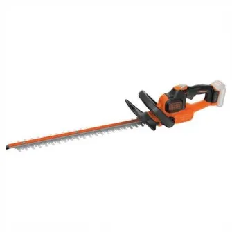 Masina de tuns gard viu fara fir, Black & Decker, 18 V, 2 Ah, lama 45cm, Portocaliu/Negru