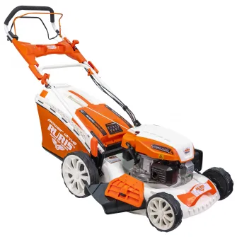 Masina de tuns gazon/iarba autopropulsata pe benzina Ruris rx311s, putere 3.9 CP, 170 CC, 4 timpi, 46 cm latime lucru, 25-75 mm inaltime lucru, functie mulcire, 65 L sac colector,rezervor 1 l